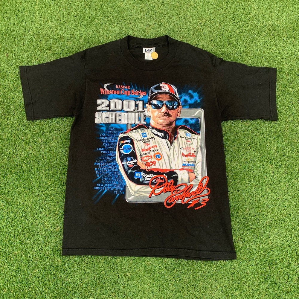 2001 Dale Earnhardt NASCAR Winston cup series T-shirt
